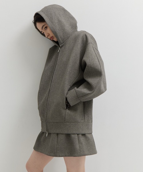 CLANE CONSTRUCTIVE BONDING HOODIE グレー CONSTRUCTIVE BONDING HOODIE｜OUTER(アウター)｜CLANE OFFICIAL