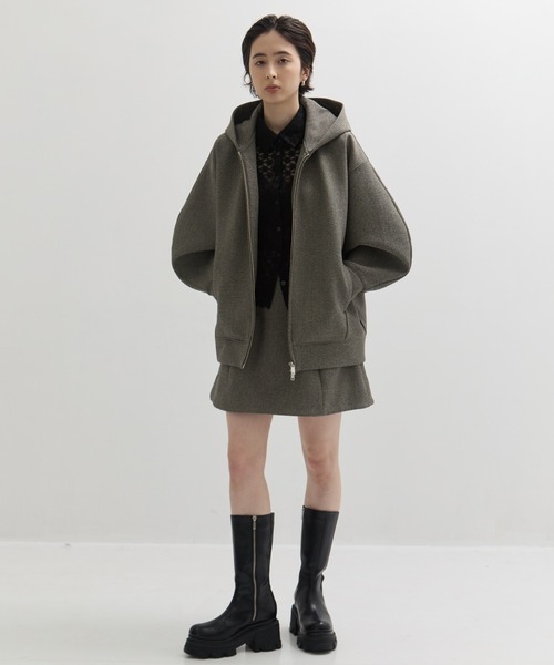 トップス CLANE CONSTRUCTIVE BONDING HOODIE CLANE クラネ “CONSTRUCTIVE BONDING HOODIE” コンストラクテ