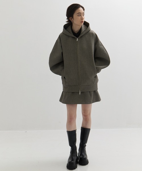 CLANE/クラネ】CONSTRUCTIVE BONDING HOODIE/フーディー