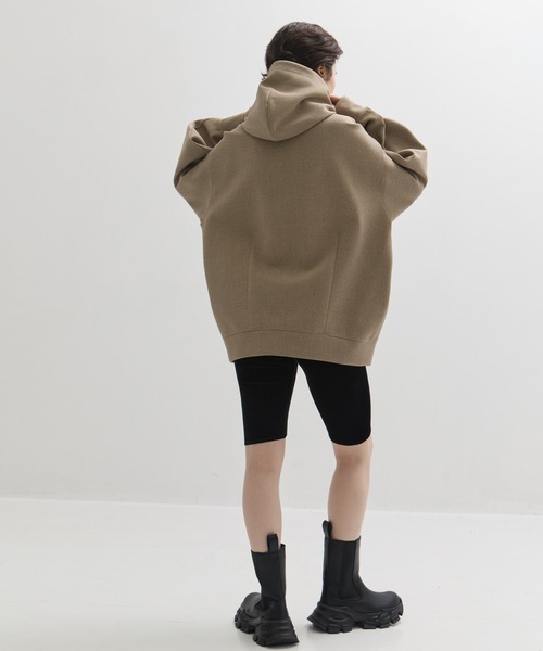 CLANE/クラネ】CONSTRUCTIVE BONDING HOODIE/フーディー