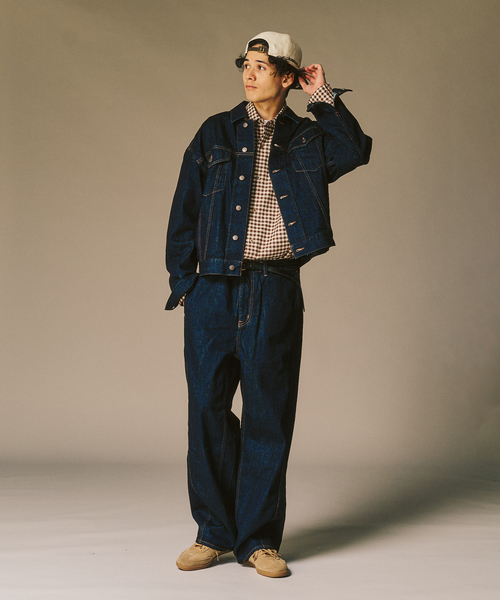 417 EDIFICE（フォーワンセブンエディフィス）の「LE JAPON デニムジャケット（デニムジャケット・メンズ・アイボリー/ブルー系その他・SMALL/MEDIUM/LARGE）」の7枚目の写真