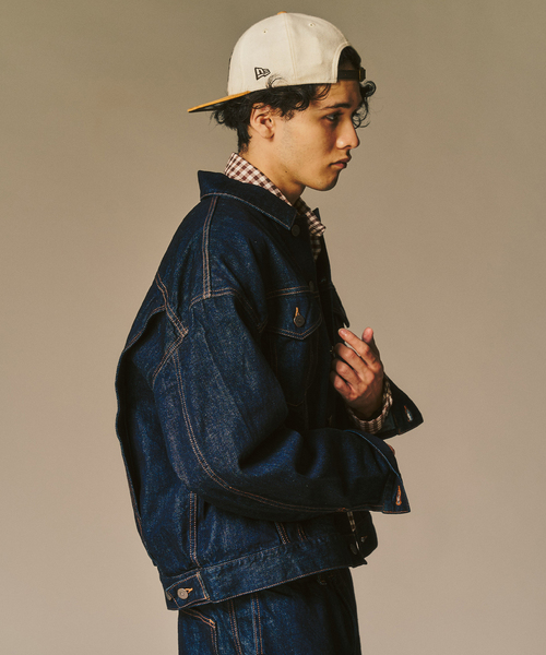 417 EDIFICE（フォーワンセブンエディフィス）の「LE JAPON デニムジャケット（デニムジャケット・メンズ・アイボリー/ブルー系その他・SMALL/MEDIUM/LARGE）」の13枚目の写真