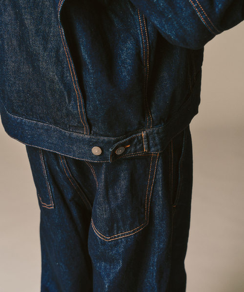 417 EDIFICE（フォーワンセブンエディフィス）の「LE JAPON デニムジャケット（デニムジャケット・メンズ・アイボリー/ブルー系その他・SMALL/MEDIUM/LARGE）」の15枚目の写真