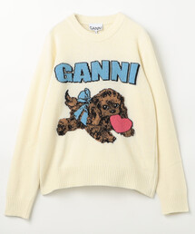 Ganni プルアップセーター GANNI（ガニー）の「Chunky Cable Zipper Blouse（ニット