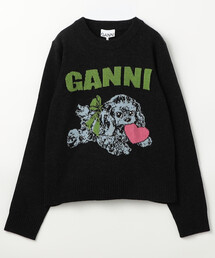 ガニー　トップス GANNI ガニー シャツ Cotton Poplin Double-Collar Shirt