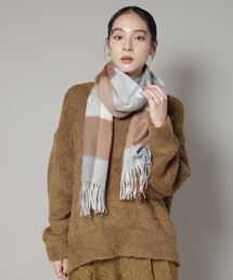 NANO universe | カシミヤチェックストール(ストール/ショール)