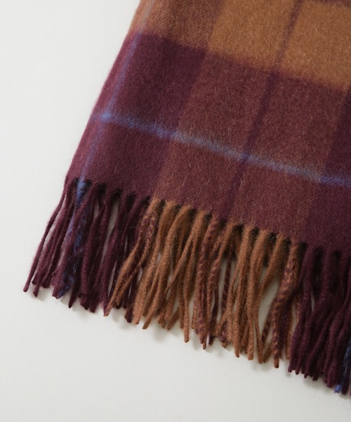 NANO universe（ナノユニバース）の「カシミヤチェックストール（ストール/ショール・レディース・その他1/その他2/その他3・F）」の8枚目の写真