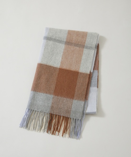 NANO universe（ナノユニバース）の「カシミヤチェックストール（ストール/ショール・レディース・その他1/その他2/その他3・F）」の5枚目の写真