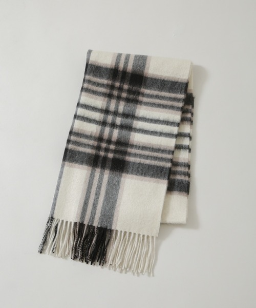 NANO universe（ナノユニバース）の「カシミヤチェックストール（ストール/ショール・レディース・その他1/その他2/その他3・F）」の4枚目の写真