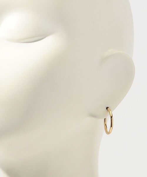 LAURA LOMBARDI Mediam Seamless ゴールドピアス（ピアス（両耳用