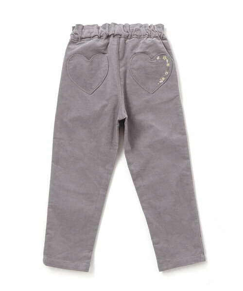 BeBe（ベベ）の「リブレスコールハートポケットロングパンツ（その他パンツ・キッズ・グレー/ネイビー・150cm/140cm/120cm/130cm/110cm）」の8枚目の写真