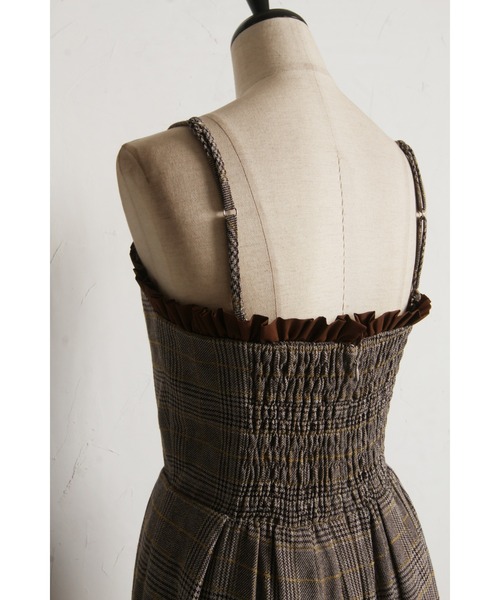 美香さんコラボ】チェックベアワンピース（ワンピース）｜&. NOSTALGIA