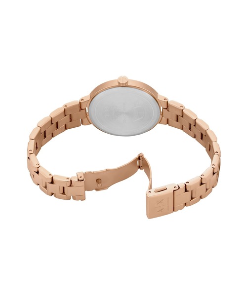 ARMANI EXCHANGE（アルマーニエクスチェンジ）の「アルマーニ・エクスチェンジ 腕時計 レディース アナログ ステンレス AX7175SET（アナログ腕時計・レディース・ピンクゴールド・FREE）」の3枚目の写真