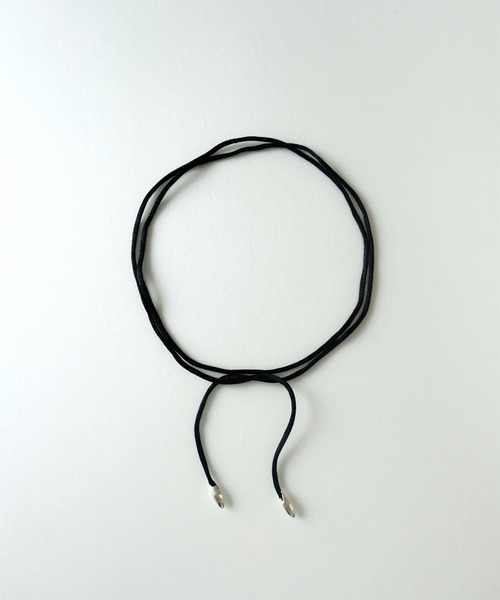 stan（スタン）の「silk code tie（ネックレス・レディース・シルバー・FREE）」の3枚目の写真