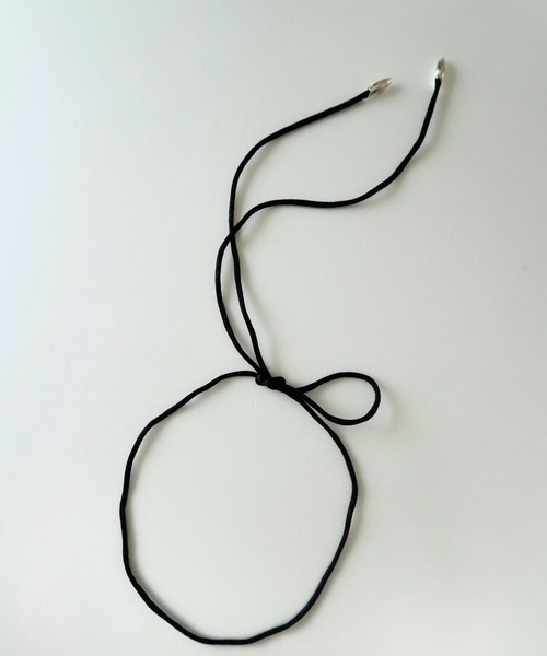 stan（スタン）の「silk code tie（ネックレス・レディース・シルバー・FREE）」の5枚目の写真