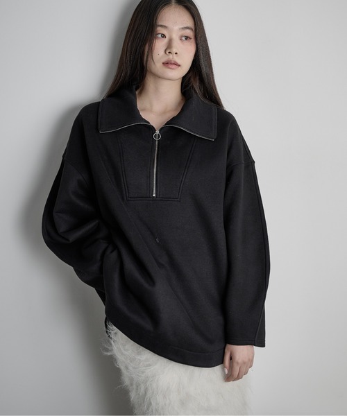 セール】裏起毛ジッププルオーバー（Tシャツ/カットソー）｜THE YOn