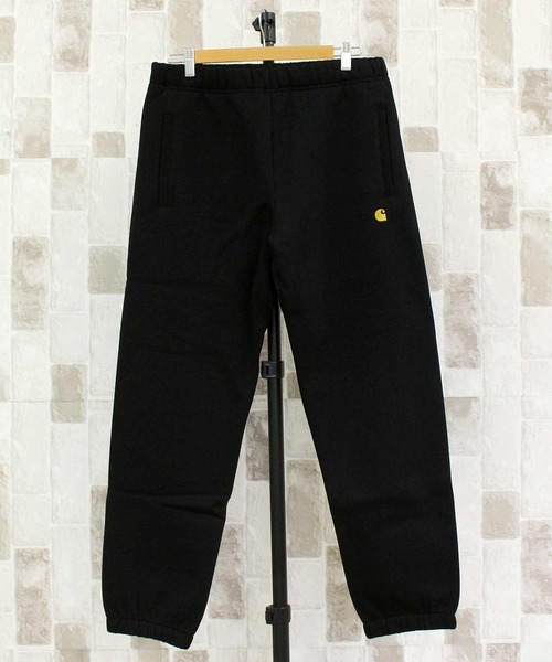 Carhartt WIP（カーハートダブリューアイピー）の「WIP チェイススウェットパンツ Chase Sweat Pant（スウェットパンツ・メンズ・アッシュグレー/ブラック・M/L/S）」の3枚目の写真