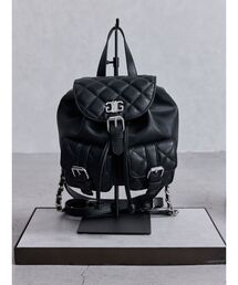 GYDA ブラック リュック　ナイロンリュック　ポーチ付き GYDA ブラック リュック ナイロンリュック ポーチ付き