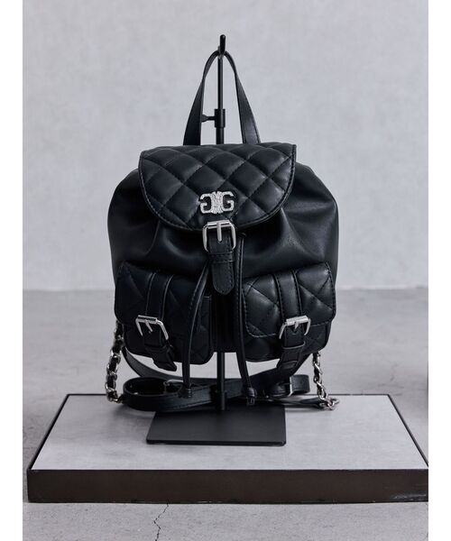 GYDA(ジェイダ)の「4WAYポケットミニリュックBAG(バックパック/リュック・レディース・オフホワイト/ブラック・FREE)」の1枚目の写真