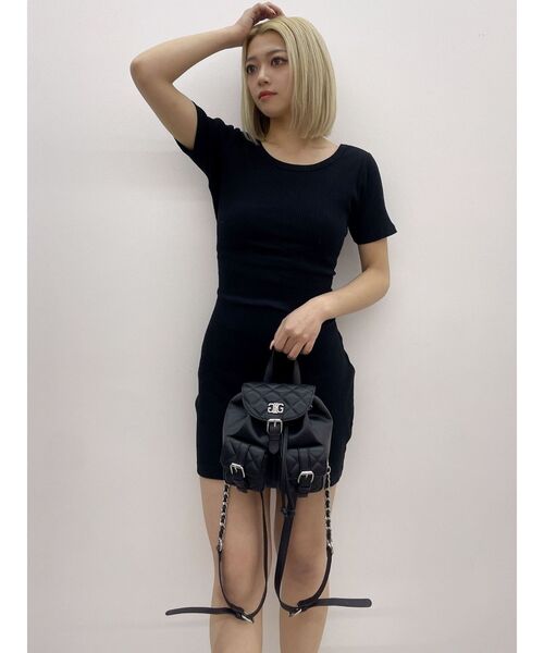 GYDA(ジェイダ)の「4WAYポケットミニリュックBAG(バックパック/リュック・レディース・オフホワイト/ブラック・FREE)」の7枚目の写真