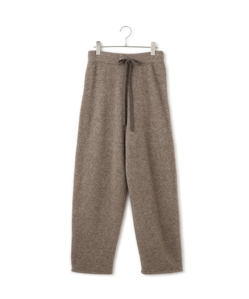 ADAM ET ROPE'(アダムエロペ)の「LINEAPIU ヤクMIXリラックスパンツ(その他パンツ・レディース・ベージュ/チャコールグレー・36/38)」の17枚目の写真