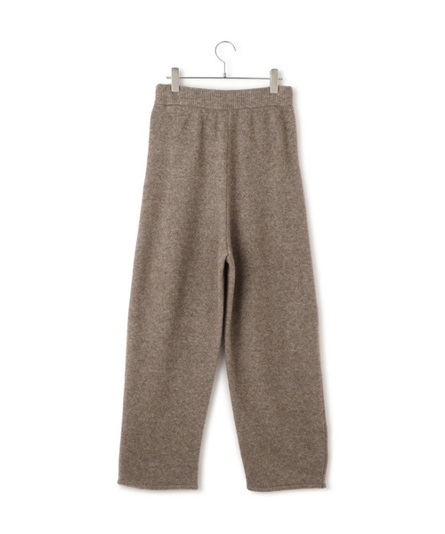 ADAM ET ROPE'(アダムエロペ)の「LINEAPIU ヤクMIXリラックスパンツ(その他パンツ・レディース・ベージュ/チャコールグレー・36/38)」の18枚目の写真