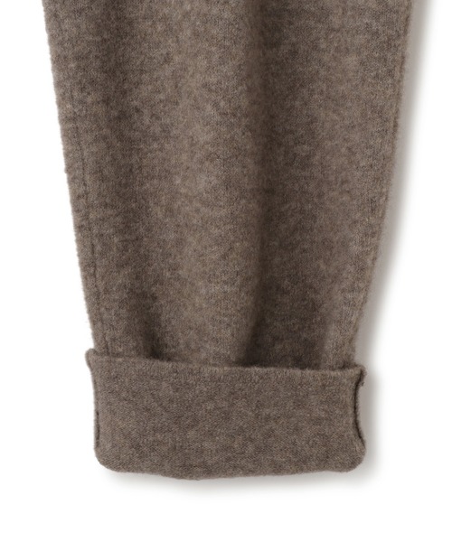 ADAM ET ROPE'(アダムエロペ)の「LINEAPIU ヤクMIXリラックスパンツ(その他パンツ・レディース・ベージュ/チャコールグレー・36/38)」の22枚目の写真