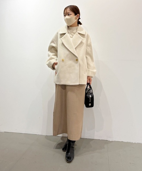 BAYFLOW（ベイフロー）の「【低身長caho146cmさんプロデュース】ジャンスカ（ジャンパースカート・レディース・グレー/ベージュ・FREE）」の18枚目の写真