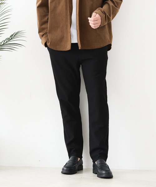 JEANS MATE（ジーンズメイト）の「【CREATION CUBE】裏シャギーイージーパンツ 暖パン 冬服 ソフトタッチ ストレッチ（その他パンツ・メンズ・チャコールグレー/ブラック/ベージュ・MEDIUM/LARGE/X-LARGE）」の8枚目の写真