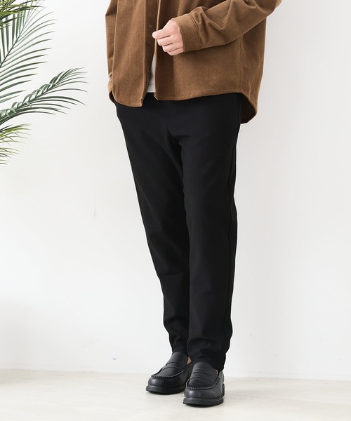 JEANS MATE（ジーンズメイト）の「【CREATION CUBE】裏シャギーイージーパンツ 暖パン 冬服 ソフトタッチ ストレッチ（その他パンツ・メンズ・チャコールグレー/ブラック/ベージュ・MEDIUM/LARGE/X-LARGE）」の9枚目の写真