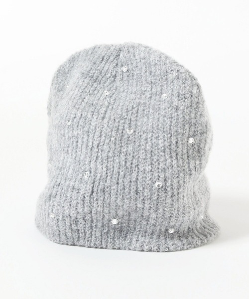 GEORGE'S（ジョージズ）の「ビジューワッチ（ニットキャップ/ビーニー・レディース・チャコールグレー/グレー・FREE）」の17枚目の写真