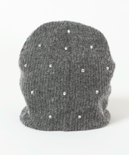 GEORGE'S（ジョージズ）の「ビジューワッチ（ニットキャップ/ビーニー・レディース・チャコールグレー/グレー・FREE）」の5枚目の写真