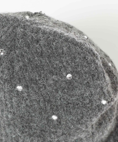 GEORGE'S（ジョージズ）の「ビジューワッチ（ニットキャップ/ビーニー・レディース・チャコールグレー/グレー・FREE）」の8枚目の写真