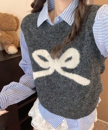 ニットベスト レディース ニットジレ