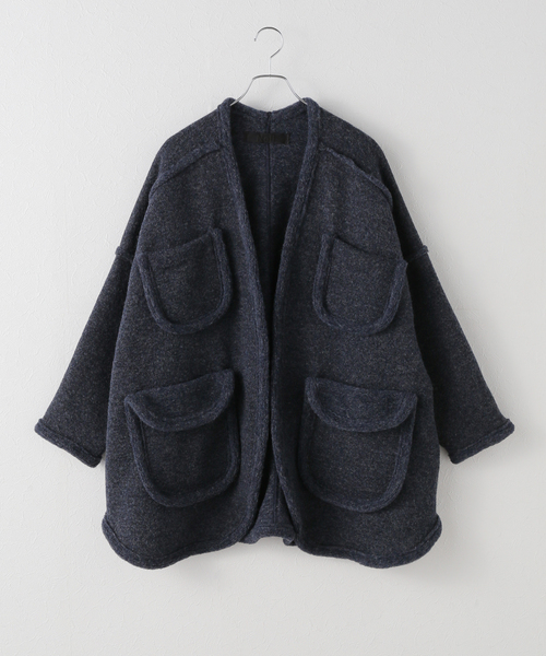 イエナ（IENA）/Nell/ネル 4ポケットローゲージハオリ 252−80205 セール】Nell/ネル 4ポケットローゲージハオリ 252-80205（その他