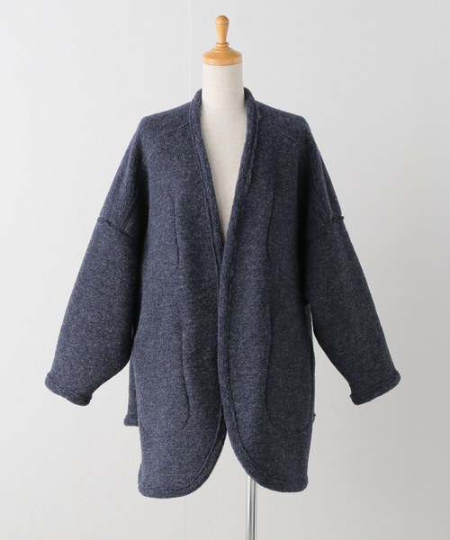 IENA（イエナ）の「Nell/ネル 4ポケットローゲージハオリ 252-80205（その他アウター・レディース・ネイビー・FREE）」の5枚目の写真