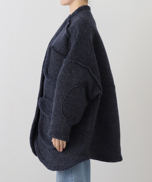 IENA（イエナ）の「Nell/ネル 4ポケットローゲージハオリ 252-80205（その他アウター・レディース・ネイビー・FREE）」の12枚目の写真