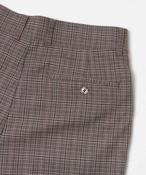 SENSE OF PLACE by URBAN RESEARCH(センスオブプレイスバイアーバンリサーチ)の「グレンチェックタックワイドスラックス(スラックス・メンズ・グリーン/ブラウン・MEDIUM/LARGE)」の14枚目の写真