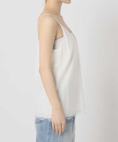 plage（プラージュ）の「solstiss french lace キャミソール（キャミソール・レディース・ホワイト/ブラック・FREE）」の16枚目の写真