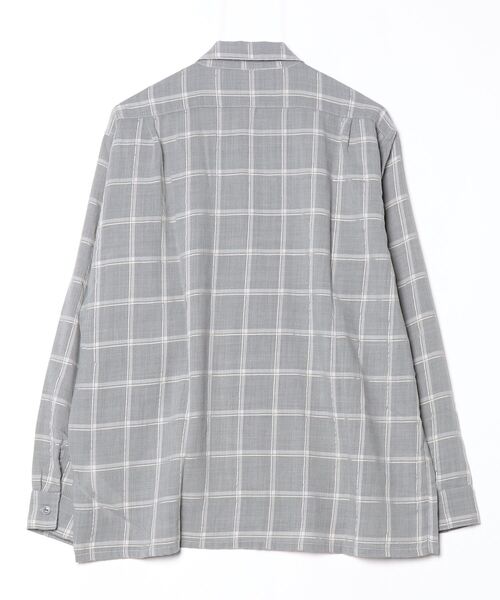 REMI RELIEF NAVY LABEL（レミレリーフネイビーレーベル）の「REMI RELIEF NAVY LABEL / レミレリーフ ネイビーレーベル：ビエラチェックオープンカラーSH：RN29373079AK[STD]（シャツ/ブラウス・メンズ・グレー・S/L/M/XL）」の11枚目の写真
