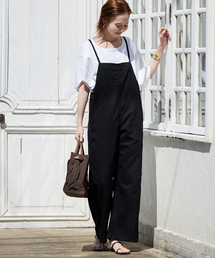 SLOBE IENA タックキャミサロペット ネイビー 36 SLOBE IENA タックキャミサロペット ネイビー 36