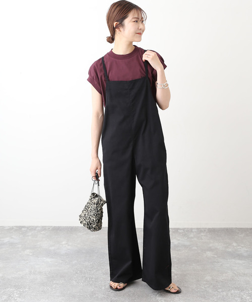 Lee(リー)の「《WEB限定/追加2》LEE /リー SLOBE別注 キャミソールサロペット(サロペット/オーバーオール・レディース・ブラック・FREE)」の7枚目の写真