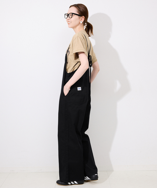 Lee(リー)の「《WEB限定/追加2》LEE /リー SLOBE別注 キャミソールサロペット(サロペット/オーバーオール・レディース・ブラック・FREE)」の15枚目の写真