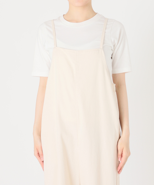 Lee(リー)の「《WEB限定/追加2》LEE /リー SLOBE別注 キャミソールサロペット(サロペット/オーバーオール・レディース・ブラック・FREE)」の21枚目の写真