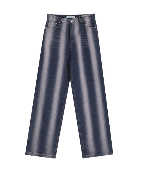 AVANDRESS（アバンドレス ）の「Vertical Line Buckle Denim Pants PURPLE（デニムパンツ・レディース・その他・MEDIUM/LARGE/SMALL）」の3枚目の写真