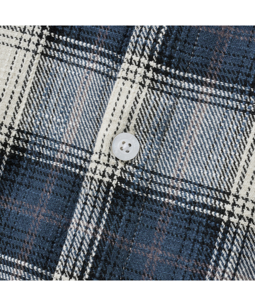 F.ILLUMINATE(フィルミネイト)の「ラスティックビンテージチェックシャツ-ネイビー(シャツ/ブラウス・レディース・その他・LARGE/SMALL/MEDIUM)」の7枚目の写真