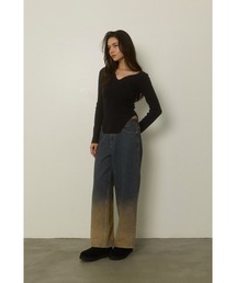 ALEXIA STAM | Gradation Denim Pants /グラデーションデニムパンツ(デニムパンツ)