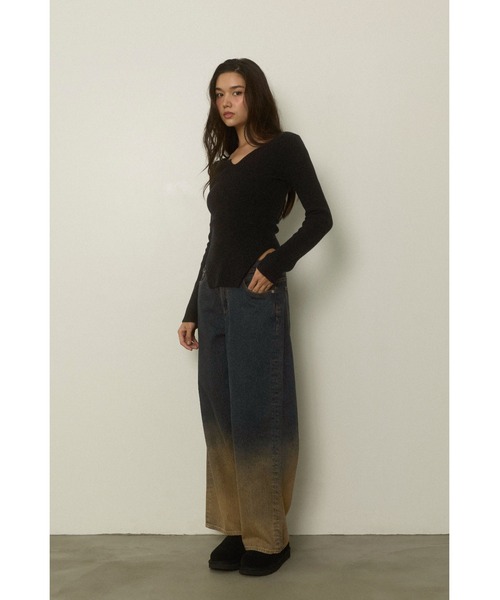 ALEXIA STAM（アリシアスタン）の「Gradation Denim Pants /グラデーションデニムパンツ（デニムパンツ・レディース・ブルー系その他/ブルー・1/0/3/2）」の21枚目の写真