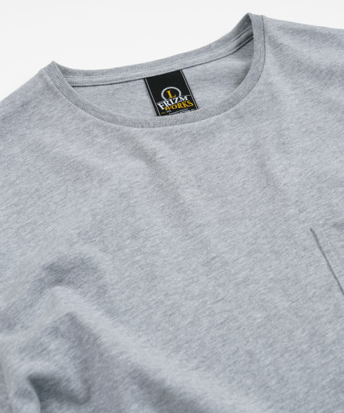 FRIZMWORKS(フリズムワークス)の「POCKET LOOP TEE _ GRAY(Tシャツ/カットソー・メンズ・その他・SMALL/MEDIUM/LARGE/X-LARGE)」の3枚目の写真
