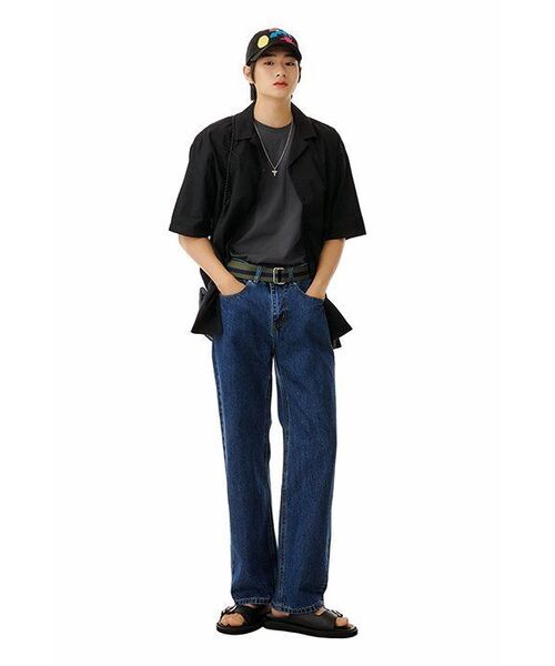 MUSINSA STANDARD（ムシンサスタンダード）の「レイヤードスリーブレストップ_通常丈 [ダークグレー]（Tシャツ/カットソー・メンズ・その他・SMALL/MEDIUM/LARGE/X-SMALL/X-LARGE/XX-LARGE）」の10枚目の写真